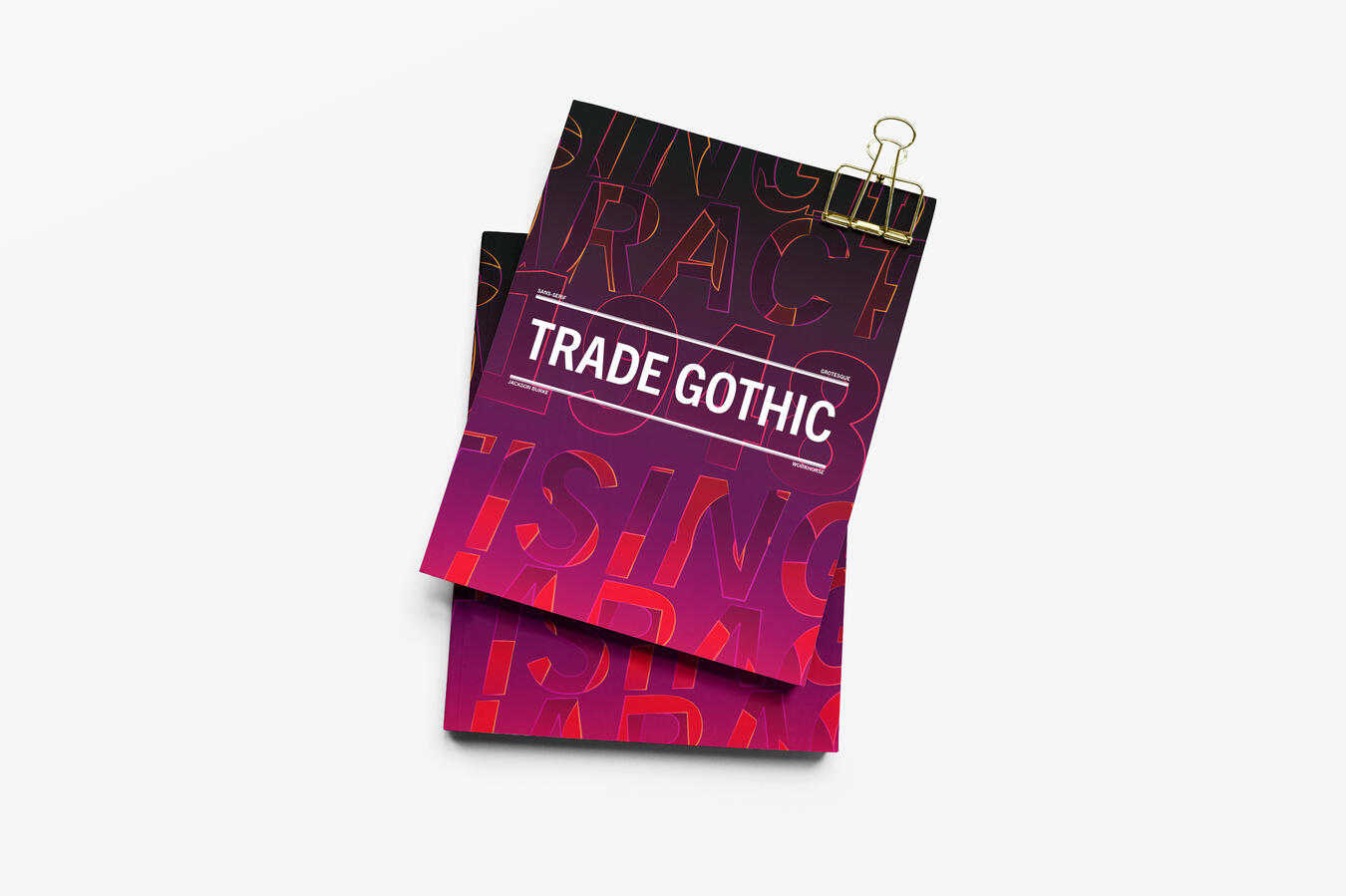 Type Specimen Booklet: Trade Gothic